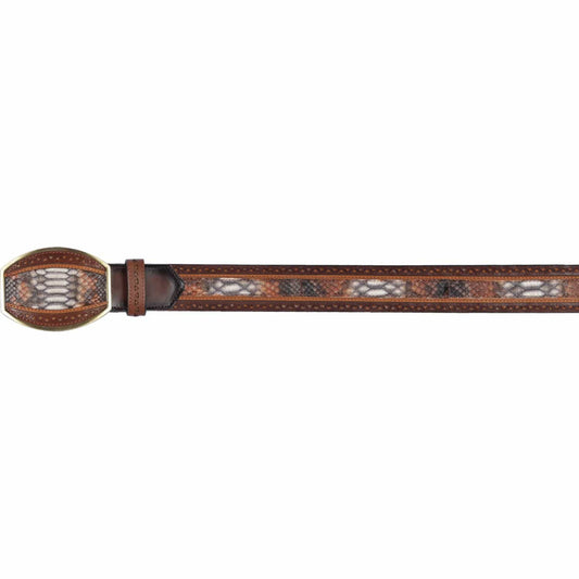 Men's Los altos Python Laser Design Casual Belt C24U5788