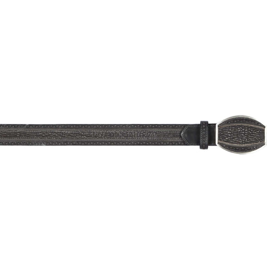 Men's Los altos Shark Laser Design Casual Belt C24U0905