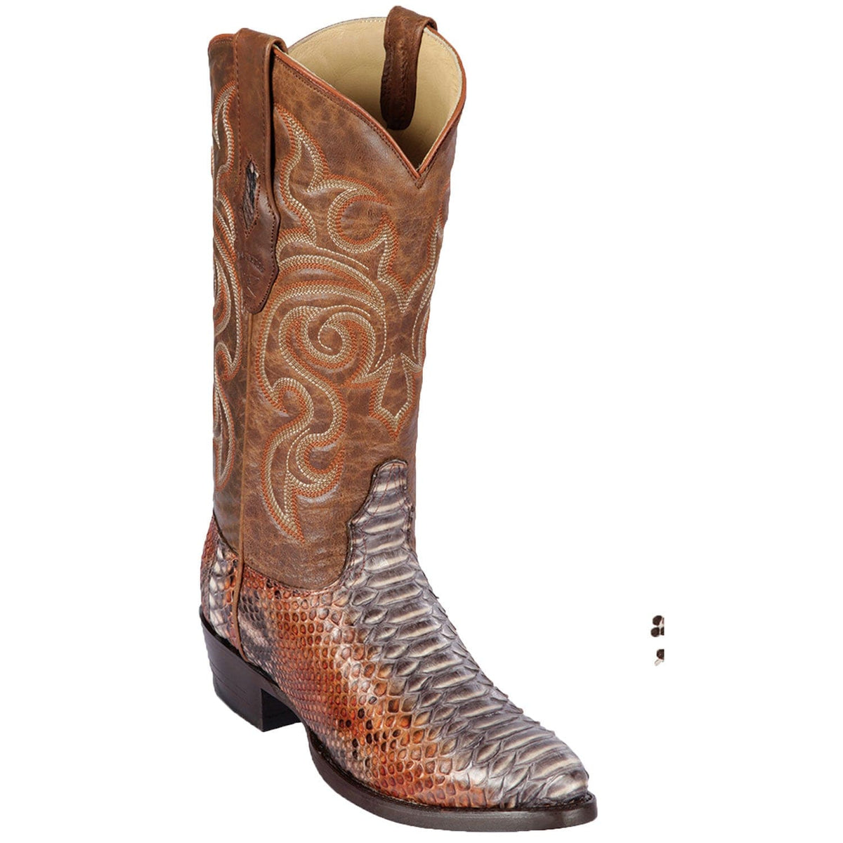 Men's Los Altos Python Round Toe Boots 6557