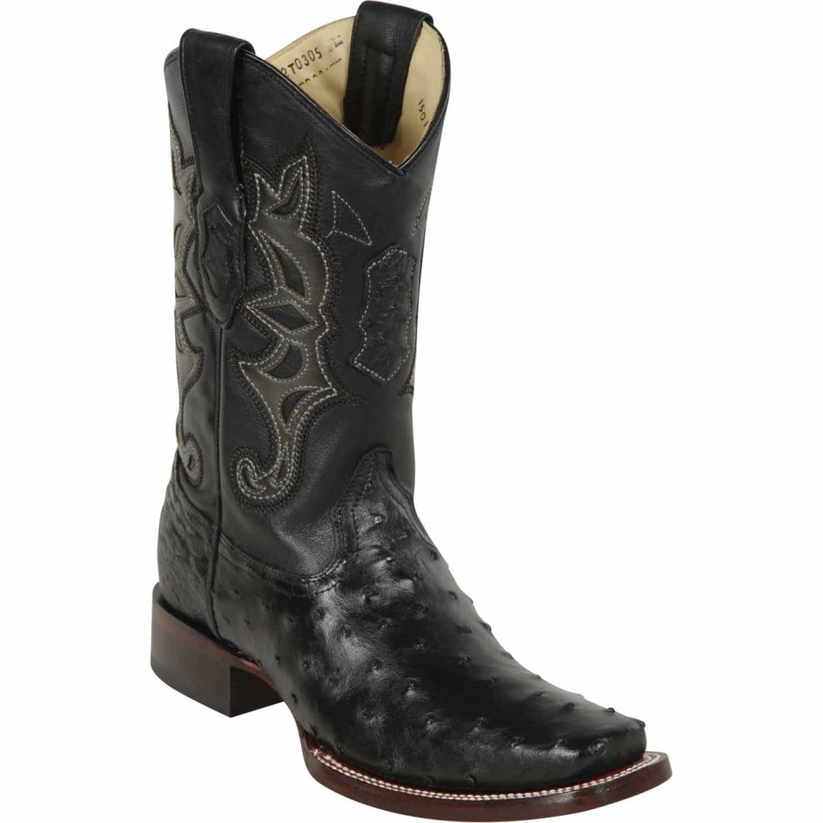 Men's Los Altos Genuine Ostrich Square Toe Boots LAB-812T83