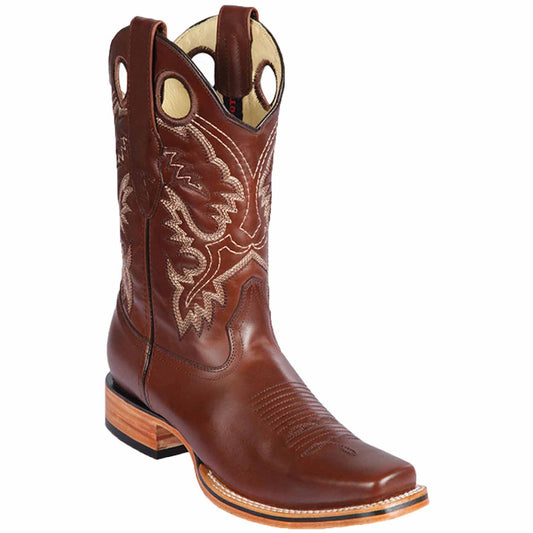 Men's Los Altos Genuine Leather Rodeo Square Toe Boots 8123807