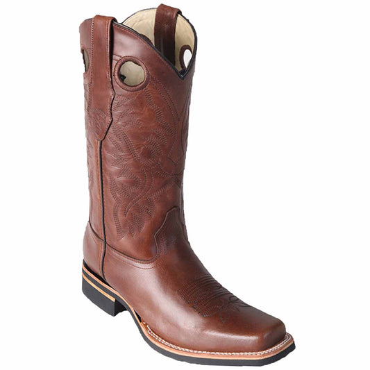 Men's Los Altos Genuine Leather Rodeo Square Toe Boots 8133807
