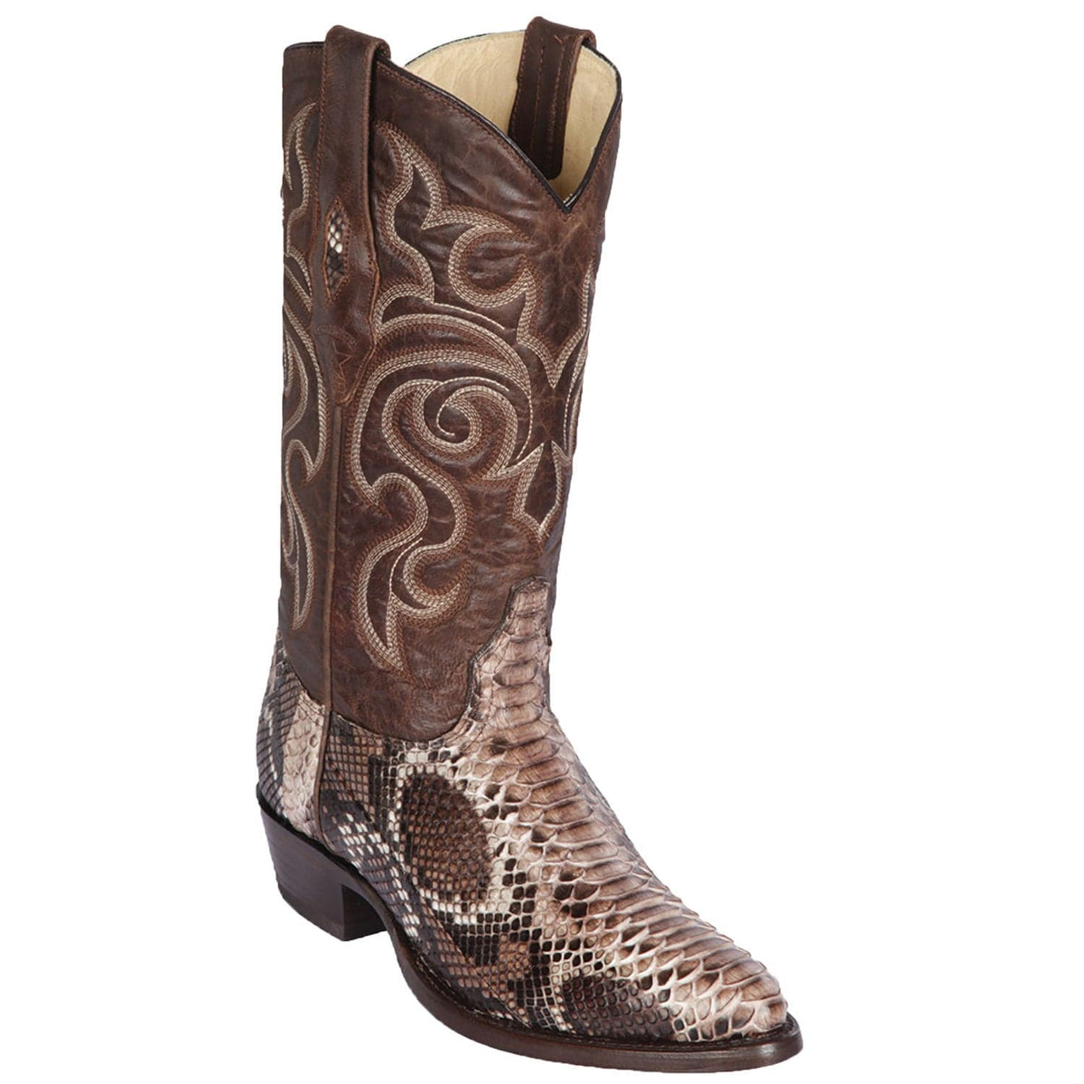 Men's Los Altos Python Round Toe Boots 6557