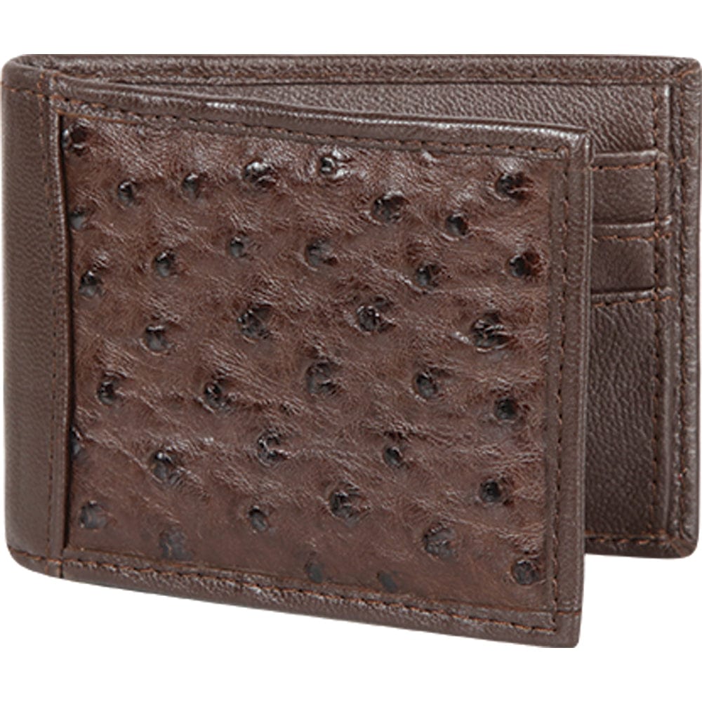 Los Altos Ostrich Skin Wallet CA40307
