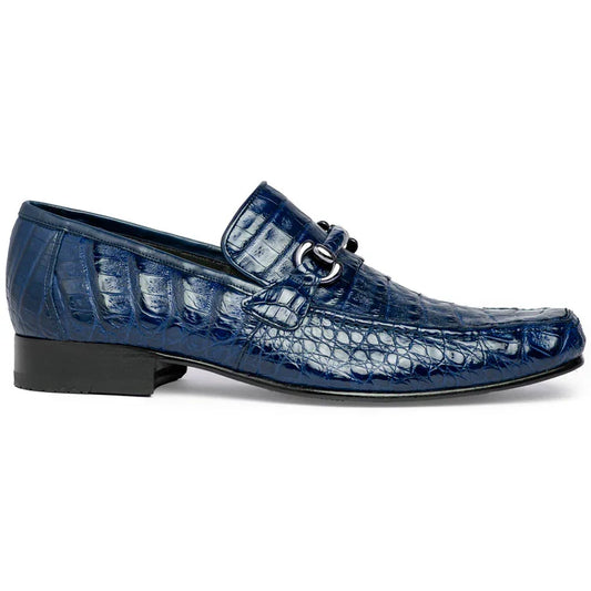 Los Altos Caiman Bit Loafers Navy