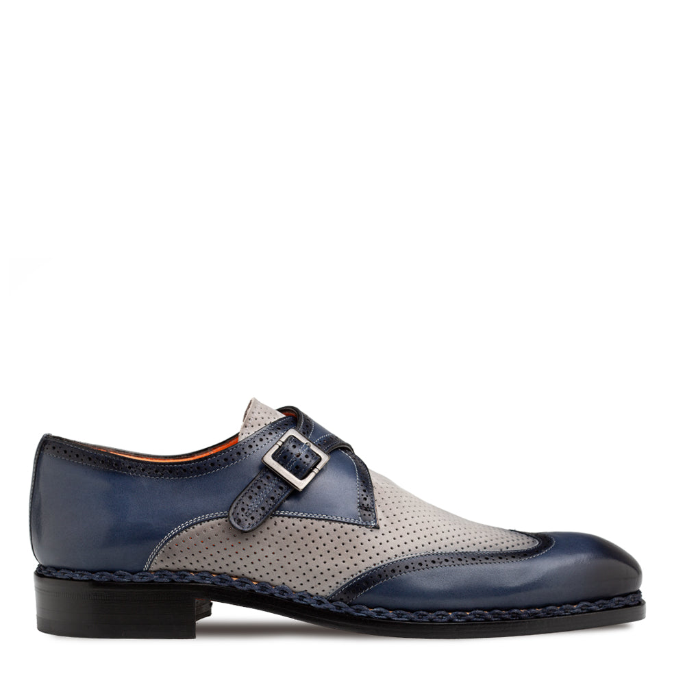 Mezlan Blanes Spectator Monk Strap