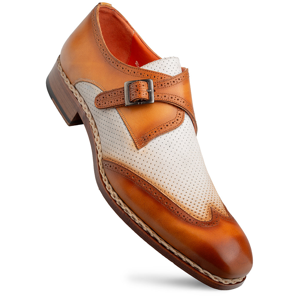 Mezlan Blanes Spectator Monk Strap