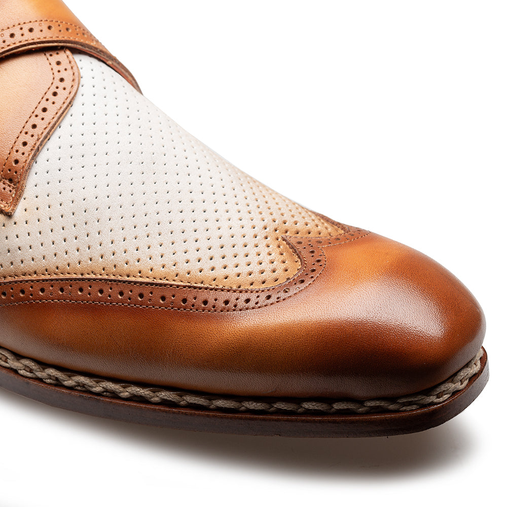 Mezlan Blanes Spectator Monk Strap