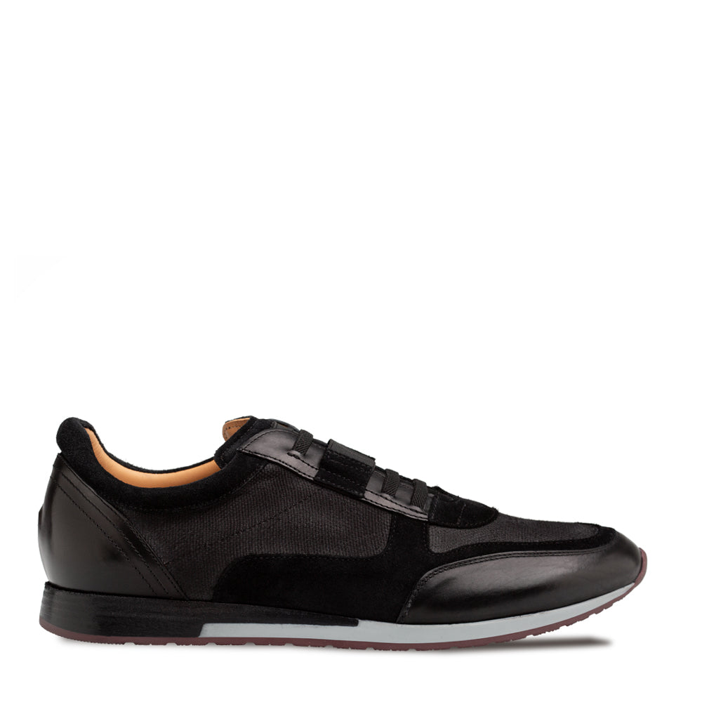 Mezlan Riumar Suede/Linen Sneaker