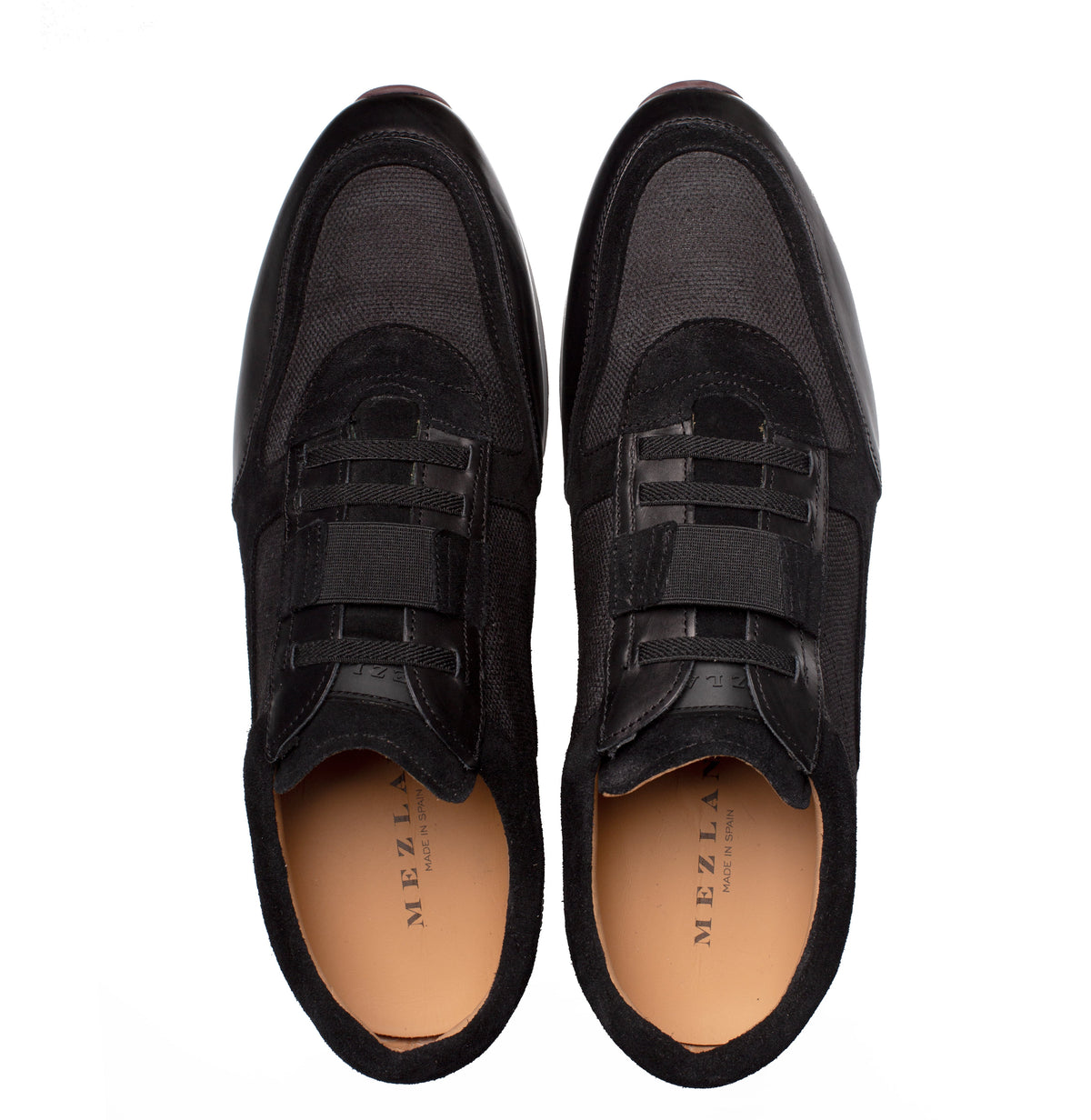 Mezlan Riumar Suede/Linen Sneaker