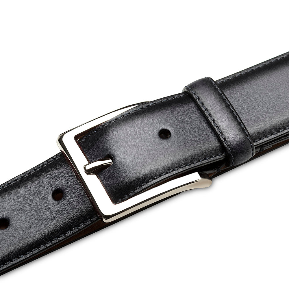 Mezlan Classic Patina Calfskin Belt