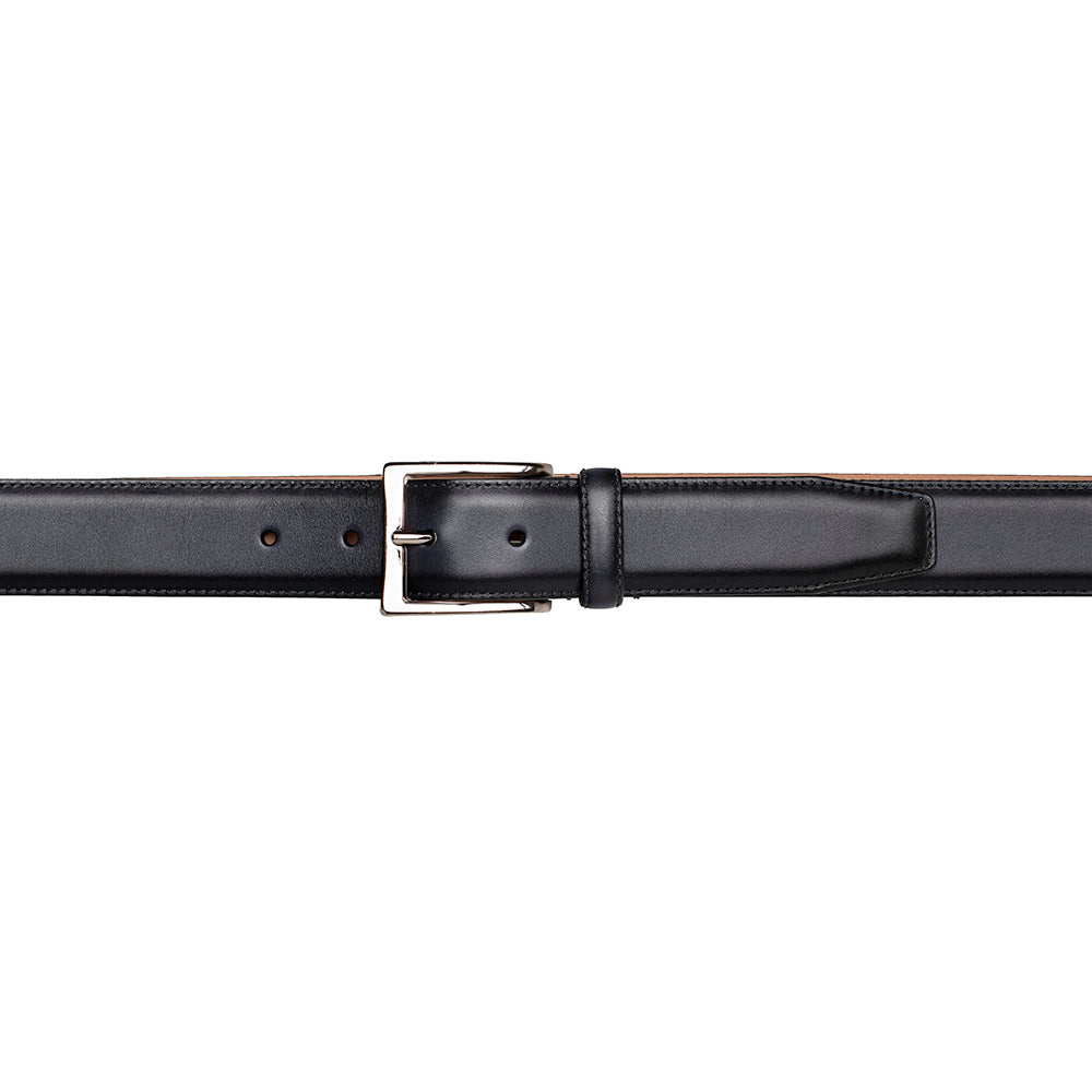 Mezlan Classic Patina Calfskin Belt