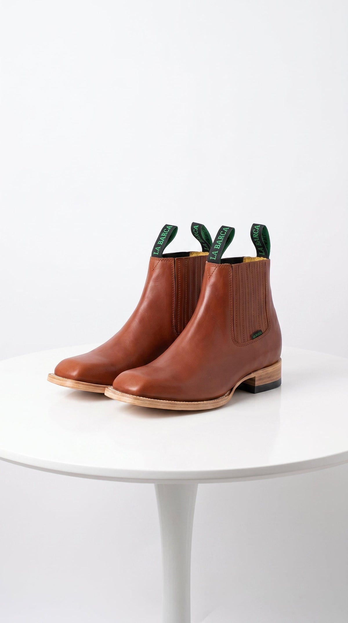 Mens Square Toe Ankle Boots