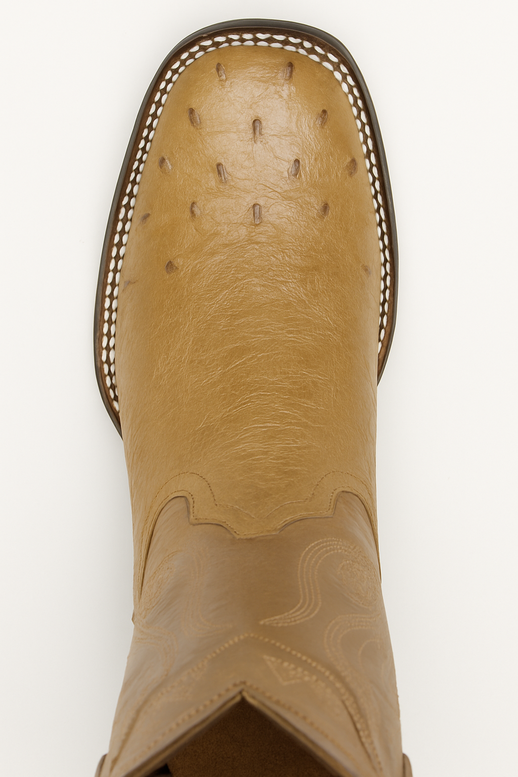 Men's Wild West Smooth Ostrich Skin 3X Toe Boots 29504-B