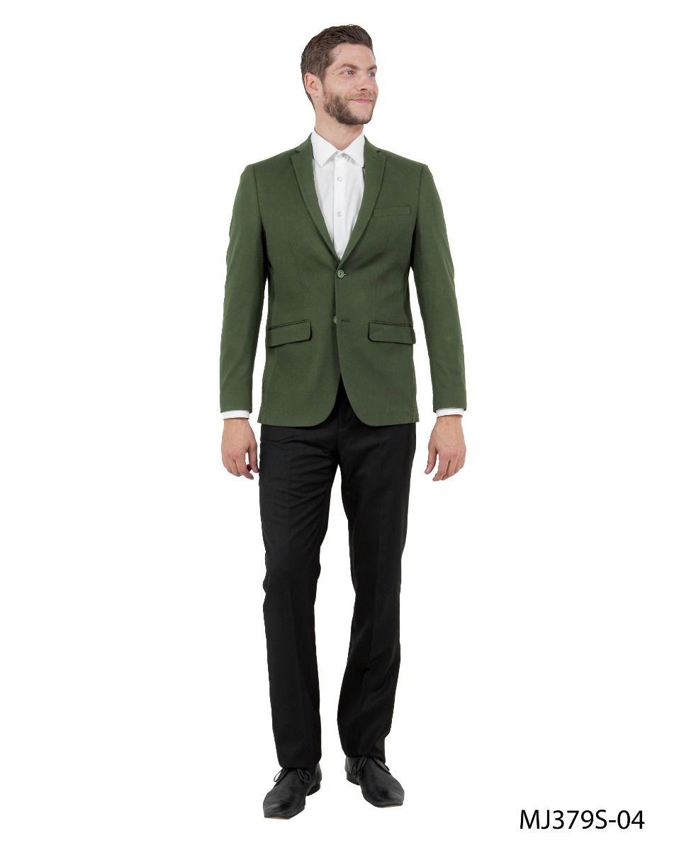 Zegarie Men's Classic Fashion Sport Coat - Slim Fit - Plaid Blazers