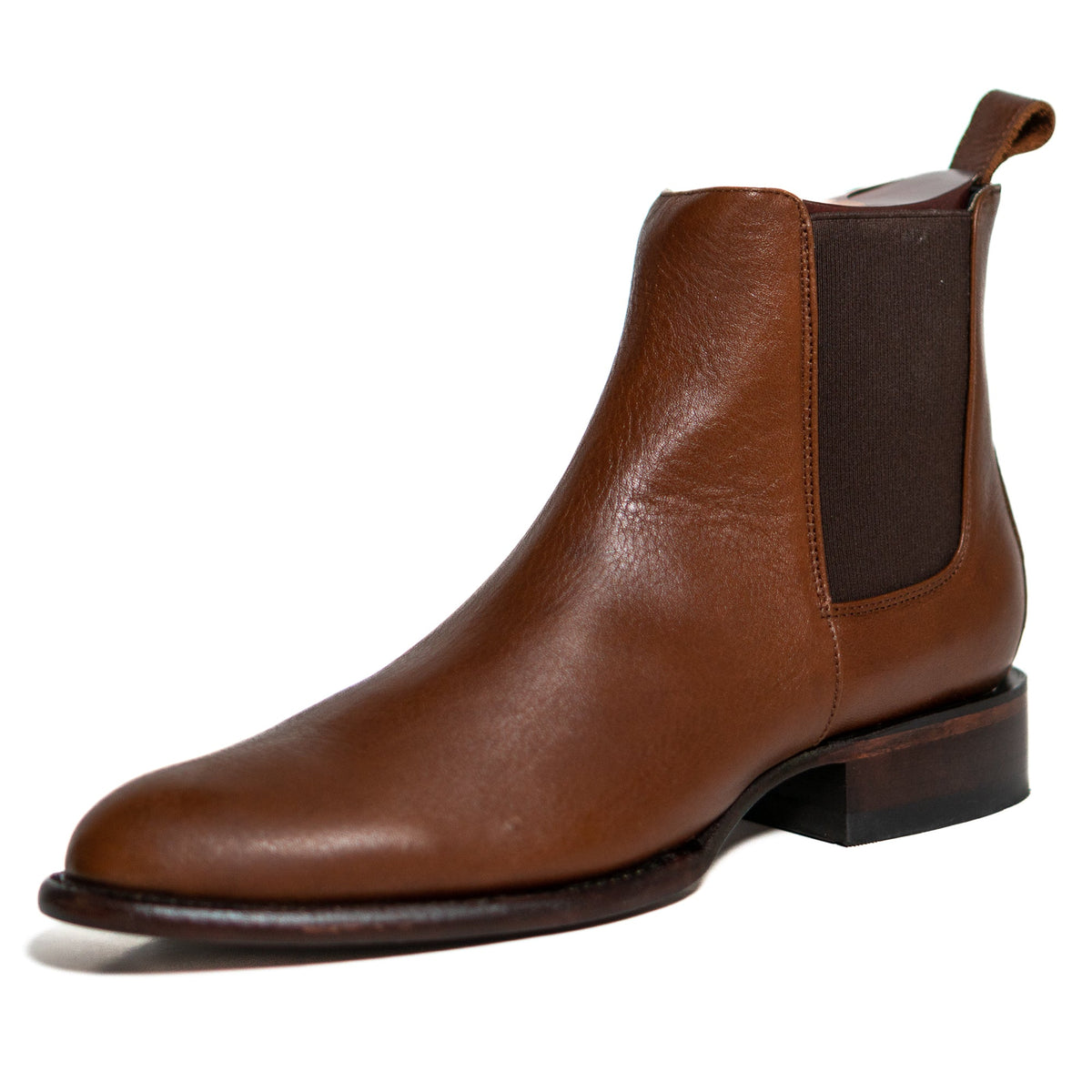 Los Altos Men's Toe Roper Boot Belmont Brown