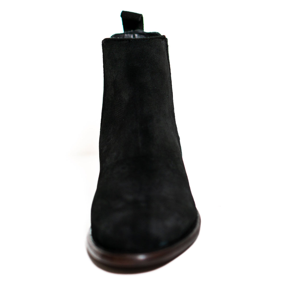 Los Altos Men's Toe Roper Boot Gamuza Black