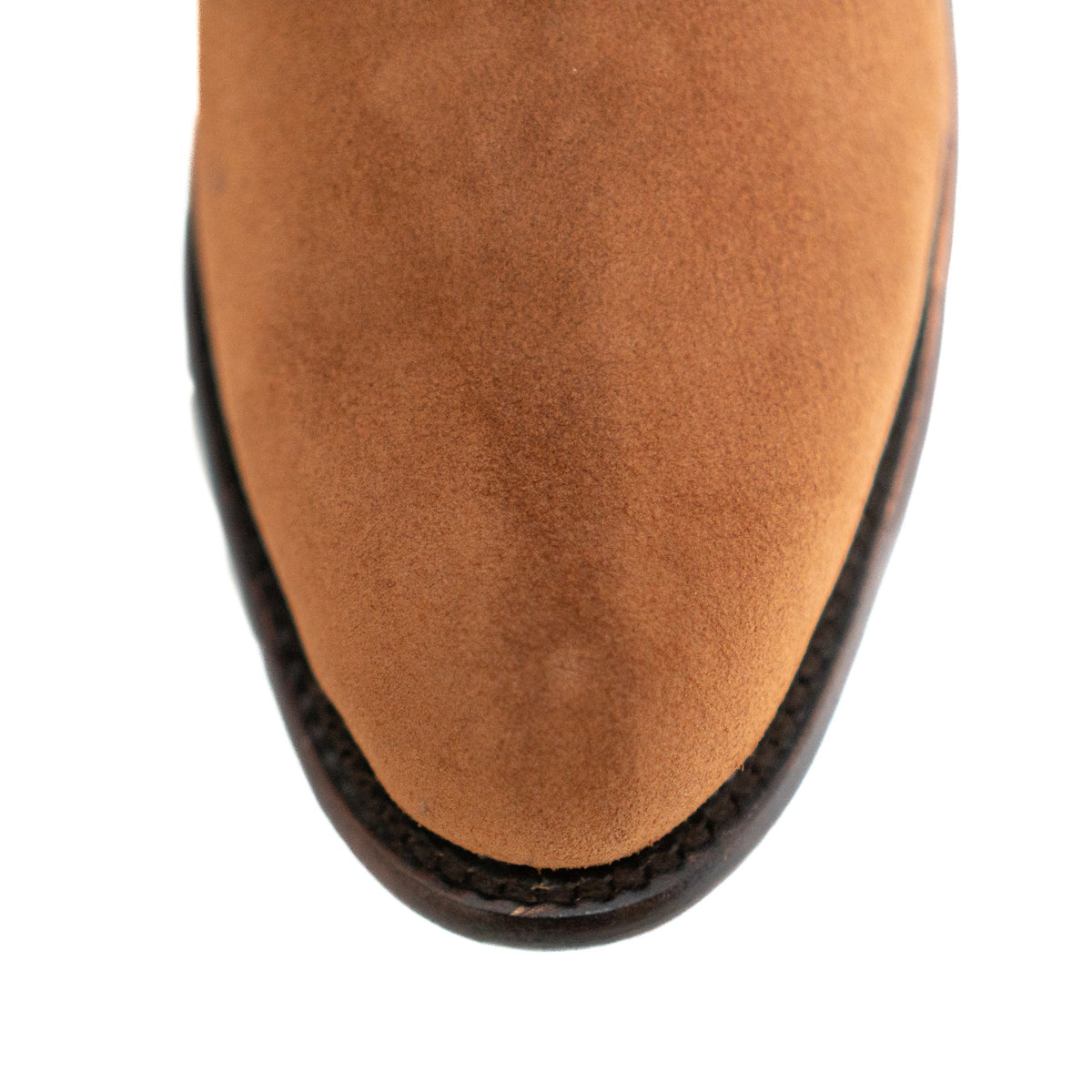 Los Altos Men's Toe Roper Boot Gamuza Cognac