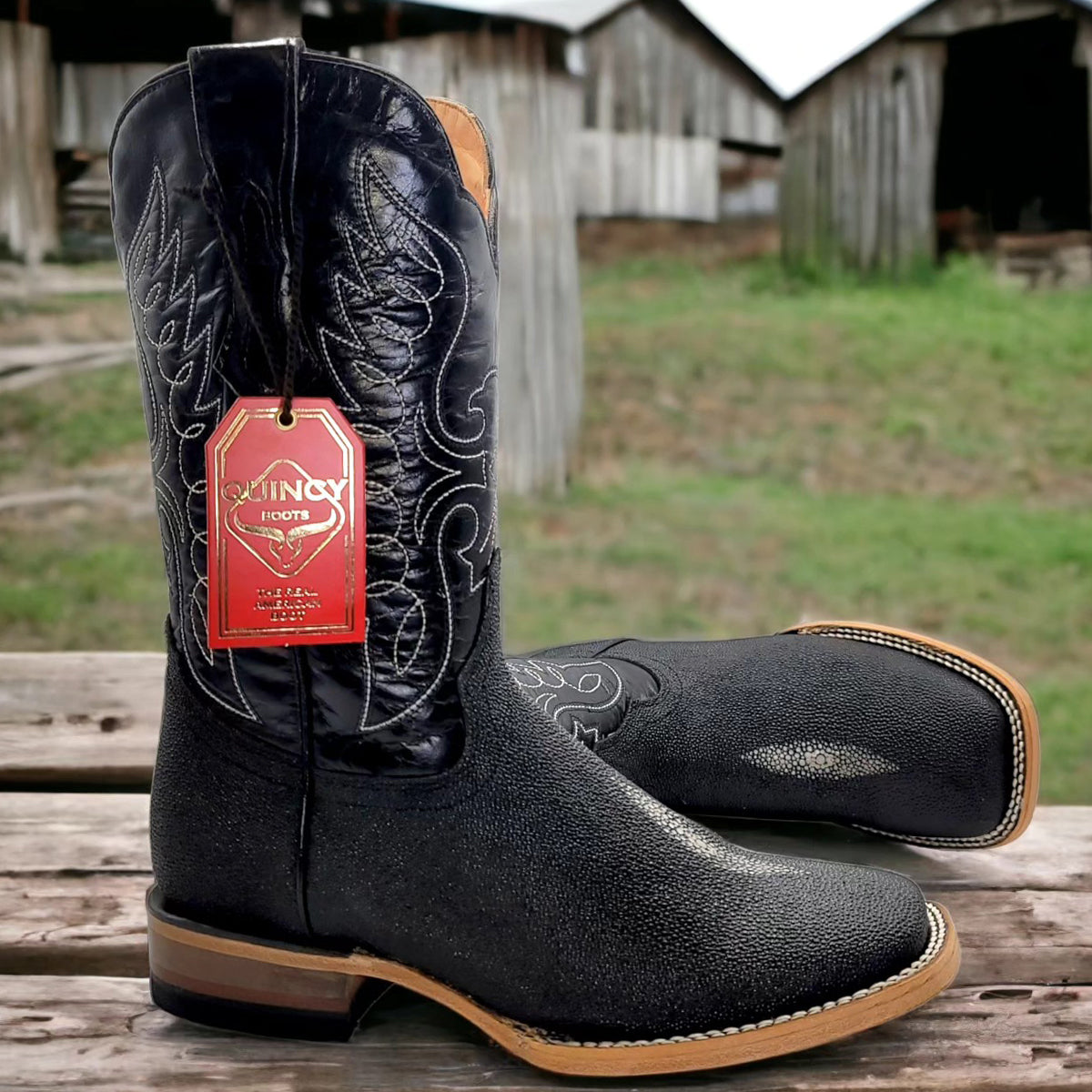 Stingray Print Western Boots