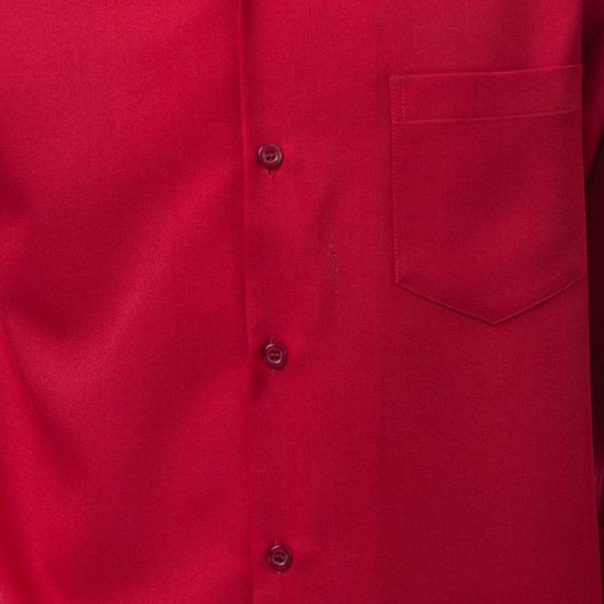Red 2-Piece Solid Long Sleeve Walking Suit