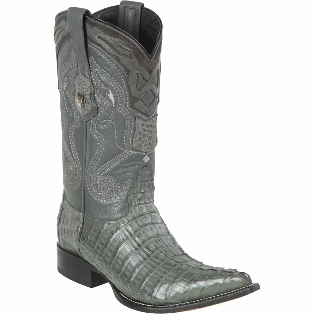 Men's Wild West Caiman Tail Skin 3X Toe Boots 29501-B