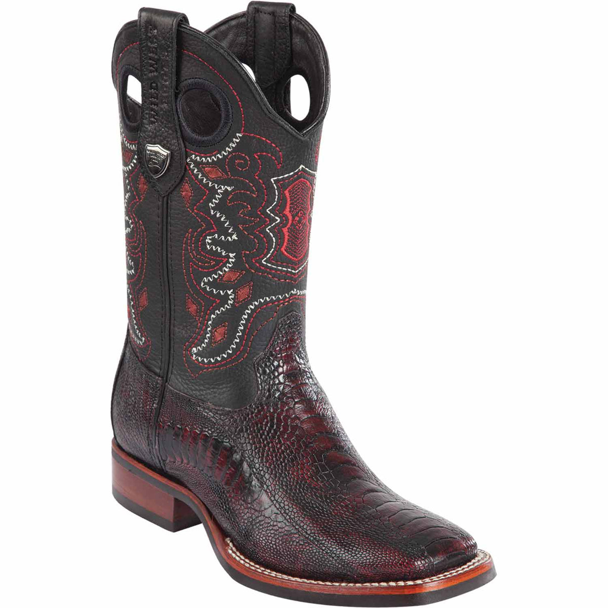 Men's Wild West Ostrich Leg Ranch Toe Boots 282505